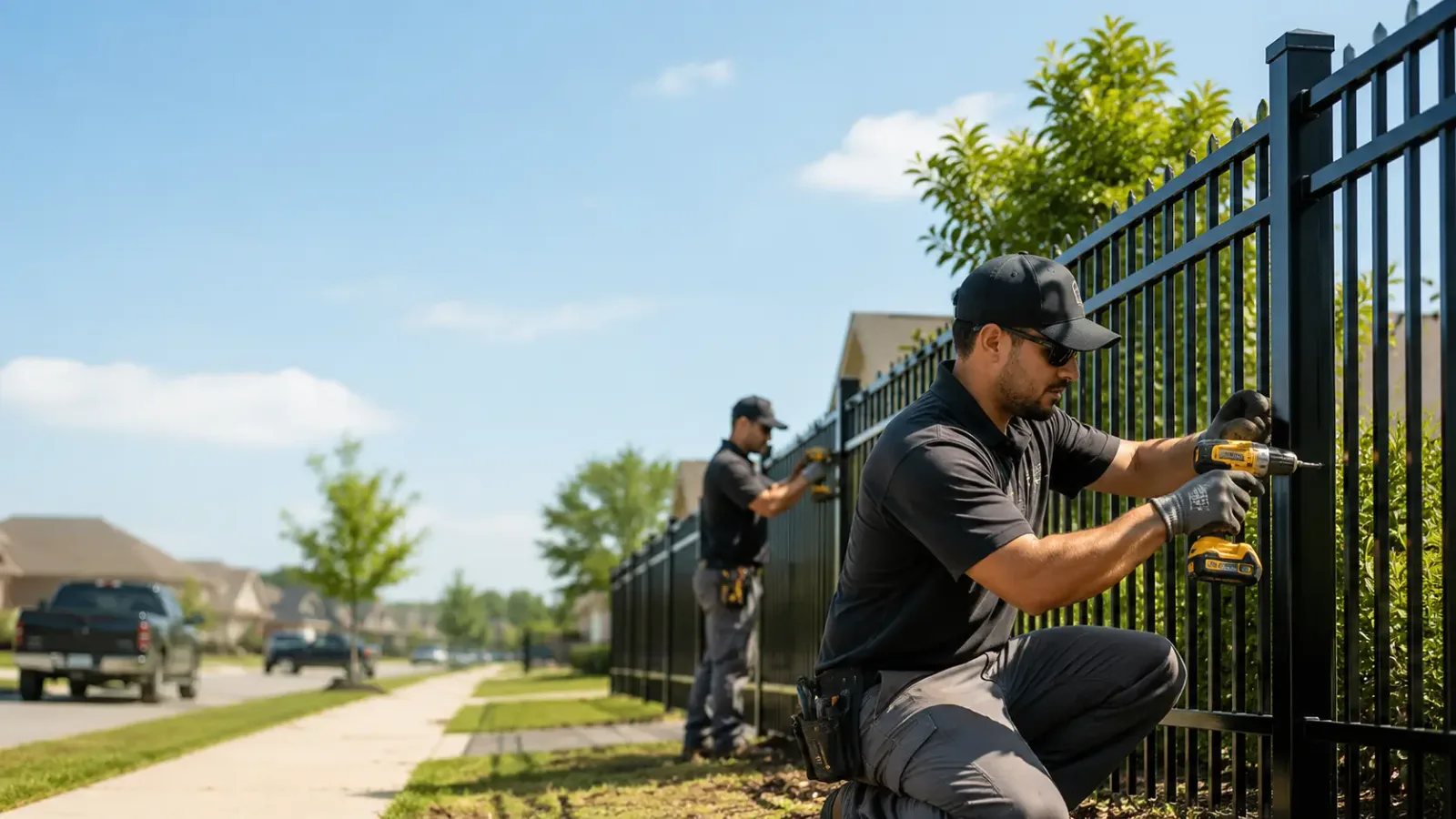 Metal Fence Installation in Milton, TN